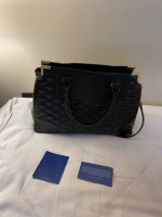 Rebecca Minkoff black leather bag