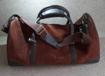 Leather travel bag