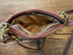 Overland leather small crossbody bag