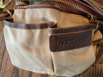 Overland leather small crossbody bag
