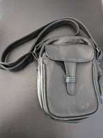 All Leather Black Crossbody Bag