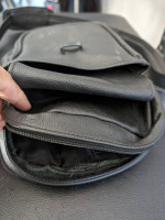 All Leather Black Crossbody Bag
