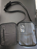 All Leather Black Crossbody Bag