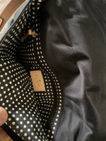 Kate Spade black cobble hill fold over flap crossbody bag