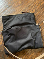 Kate Spade black cobble hill fold over flap crossbody bag