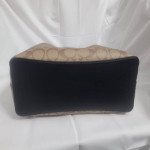 Womens Black Coach Town bucket bag khaki