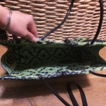 French Woven Recycled Vinyl Market Bag
