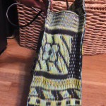 French Woven Recycled Vinyl Market Bag