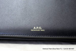A.P.C. Grace Baguette Bag Black Leather