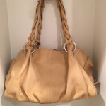 EUC Vera Pelle Genuine Leather Hobo Bag, Made in Italy, Camel Tan
