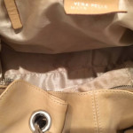 EUC Vera Pelle Genuine Leather Hobo Bag, Made in Italy, Camel Tan