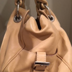 EUC Vera Pelle Genuine Leather Hobo Bag, Made in Italy, Camel Tan