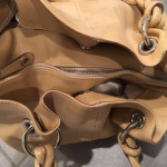 EUC Vera Pelle Genuine Leather Hobo Bag, Made in Italy, Camel Tan