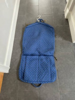 NWOT Vera Bradley Long Folding Garment Bag, French Blue (Retired)