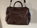 J.Jill Brown Leather Shoulder Bag Satchel Briefcase