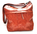 Soft Like Silk Faux Leather Women's Tote 5 Pockets Bag, Brown, New!