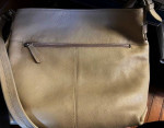 Stone Mountain Leather Shoulder Crossbody Bag MINT Off White