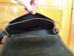 Coach Shoulder / Crossbody Bag #9954 "Prairie" Black Leather USA(1994)