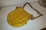 B. Makowsky Leather Mustard cross Body Bag Purse