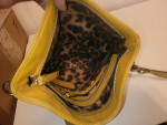 B. Makowsky Leather Mustard cross Body Bag Purse