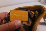 B. Makowsky Leather Mustard cross Body Bag Purse