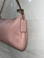 Gorgeous Pink Coach Purse Carrie Crossbody Bag Rose