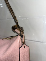 Gorgeous Pink Coach Purse Carrie Crossbody Bag Rose
