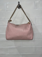 Gorgeous Pink Coach Purse Carrie Crossbody Bag Rose