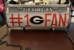 LITTLEARTH LICENSE PLATE PURSE #1 GEORGIA FAN OFFICIALLY LICENSED BAG