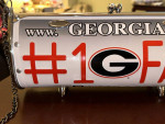 LITTLEARTH LICENSE PLATE PURSE #1 GEORGIA FAN OFFICIALLY LICENSED BAG