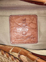Muxo, by Camila Alves Tan Leather Hobo Bag