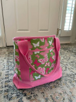 Pottery Barn Kids butterfly tote bag