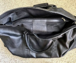 Coach Leather Weekend Bag - Black