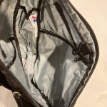 Ameri Bag Nylon Healthy Back Sling Shoulder Bag Black Adjustable Stra