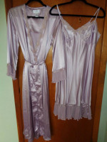 New Nightgown and Robe Esemble in Gift Bag