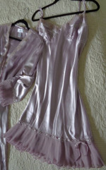 New Nightgown and Robe Esemble in Gift Bag
