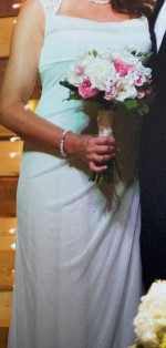 Wedding dress - elegant design - DB exclusive - like new, orginal bag