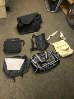 Misc. duffel bags/Camelback/computer bag