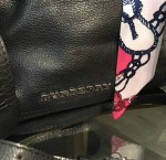 Black BURBERRY Leather crossbody bag