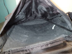 Black Nylon Crossbody Messenger Bag with Adjustable Strap: New!