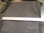 Black Nylon Crossbody Messenger Bag with Adjustable Strap: New!