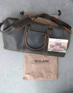 New Polare leather duffle bag