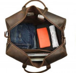 New Polare leather duffle bag