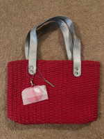 New Nina Ricci Red Tote Bag