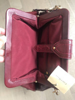 Cole Haan Burgundy Leather Shoulder Bag
