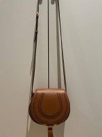 Chloe Marcie Small Saddle Bag Purse