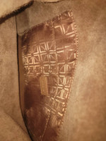 Lodis Brown Pebbled Leather Shoulder bag