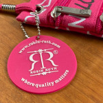 Robin Ruth LONDON Crossbody Passport Canvas Purse Bag ♦ Hot Pink
