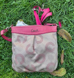 Coach Bag,pink,tan,New