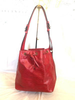 Louis Vuitton Epi Noe bag Castillian Red